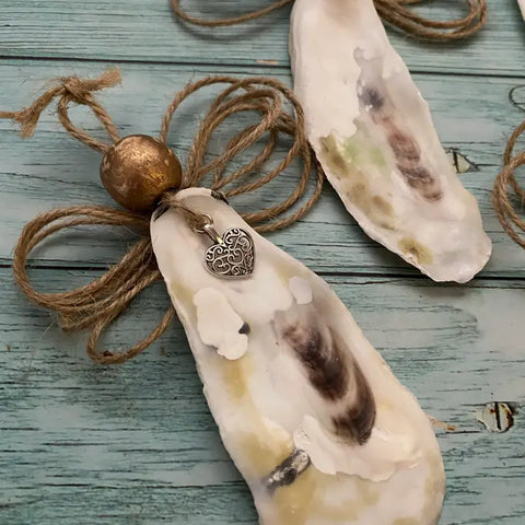Angel Oyster Ornament
