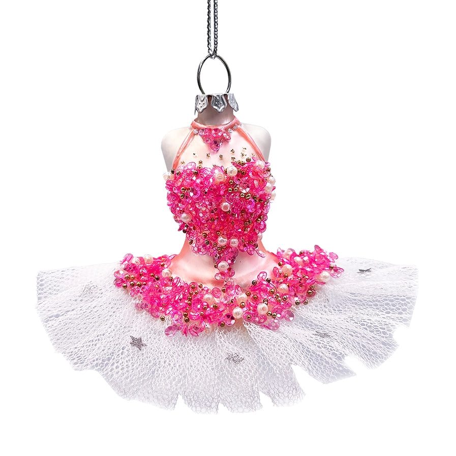 Classic Ballerina Dress Handcrafted Glass Ornament   $8.40 MSRP $22.0