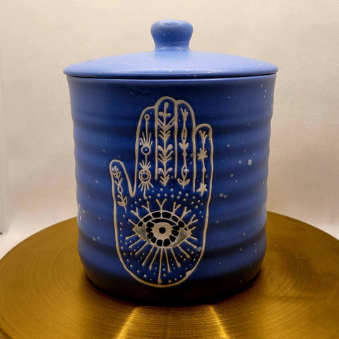 Hamsa Hand in Blue